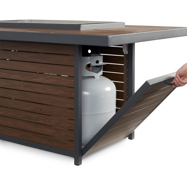 Kenwood Rectangular Chat Height Gas Fire Pit Table by Outdoor Great Room - Image 3